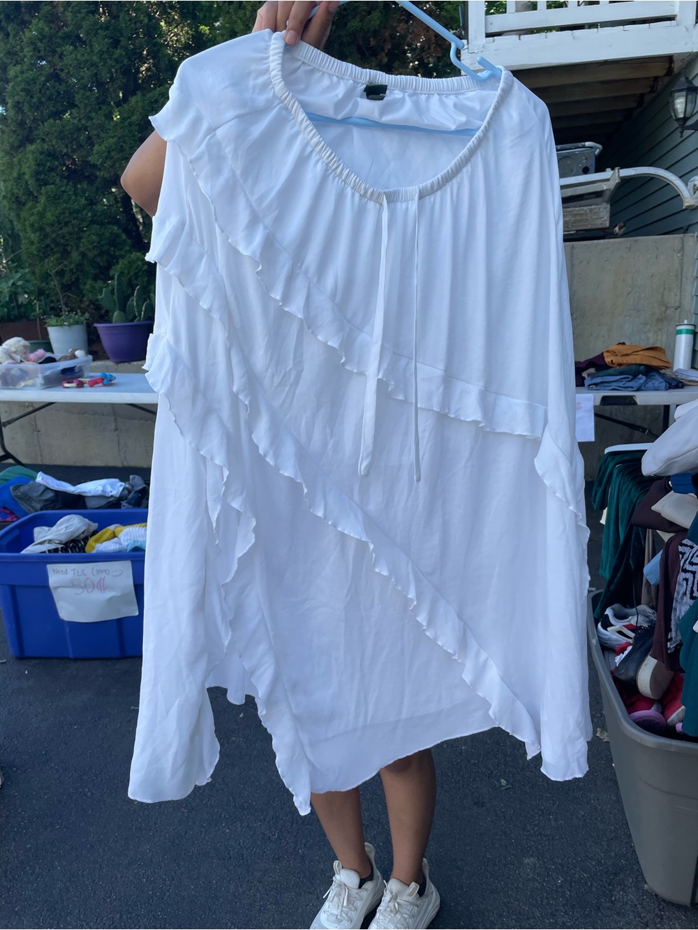 wild fable White Elastic Waist Skirt - Picture 1 of 3